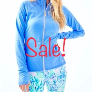 Lilly Pulitzer Luxletic Kapri striped zip-up